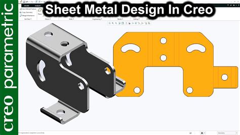 creo sheet metal|creo sheet metal tutorial pdf.